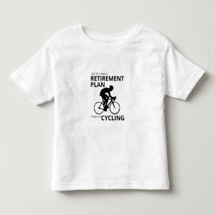 Ich habe vor, Fahrrad zu fahren, wenn ich im Ruhes Kleinkind T-shirt