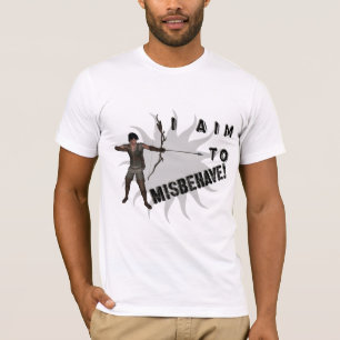 Ich habe vor, mich daneben zu benehmen! T-Shirt