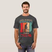 Ich habe vor, Radfahrer Radfahrer Bicyclist Bicycl T-Shirt (Vorne ganz)