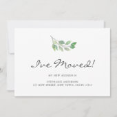 Ich habe Wasserfarben-Blätter verschoben Ankündigung (Vorderseite)