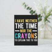 Ich habe weder die Zeit noch die Schluchten zu erk Save The Date (Stehend Vorderseite)