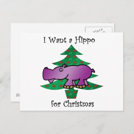Ich habe Weihnachten ein Hippo gewollt (Vorne/Hinten)