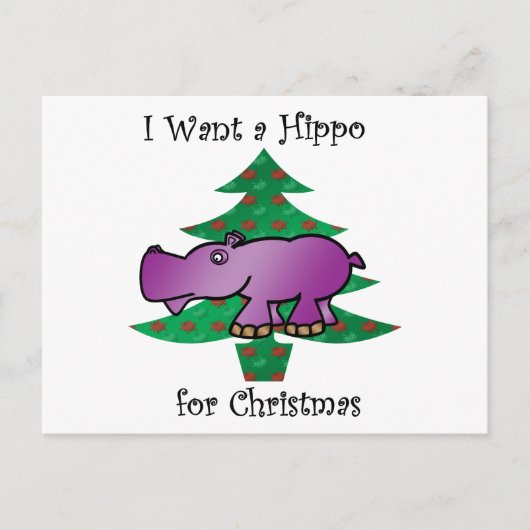 Ich habe Weihnachten ein Hippo gewollt (Vorderseite)