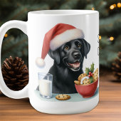 Ich habe Weihnachten gegessen Labrador Puppy Dog W Kaffeetasse