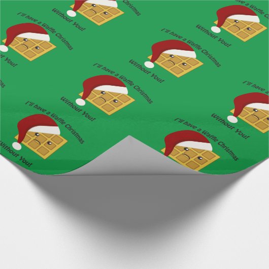 Ich habe Weihnachten ohne dich Geschenkpapier (Ecke)