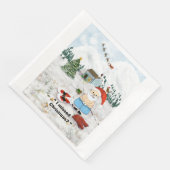 "Ich habe Weihnachten verpasst?" Serviette (Ecke)