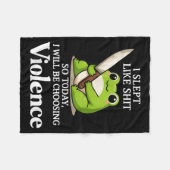 Ich habe wie Dreck geschlafen, also wird heute Gew Fleecedecke (Vorderseite (Horizontal))