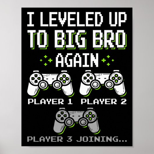 Ich habe wieder das Level eines großen Bruders err Poster (Vorne)
