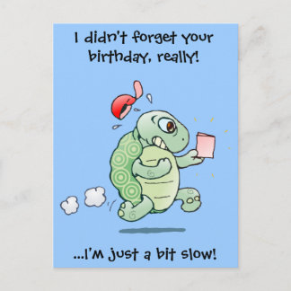 Ich habe wirklich deinen Geburtstag nicht vergesse Postkarte