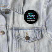 Ich habe Zeit, das Bewusstsein für Suizidpräventio Button (Beispiel)