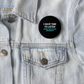 Ich habe Zeit, das Bewusstsein für Suizidpräventio Button (Beispiel)