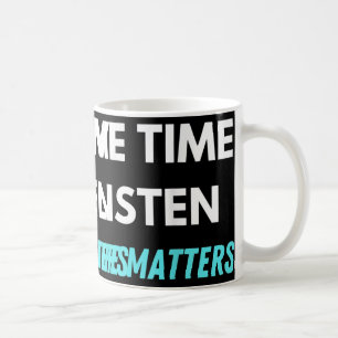 Ich habe Zeit, das Bewusstsein für Suizidpräventio Kaffeetasse