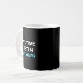 Ich habe Zeit, das Bewusstsein für Suizidpräventio Kaffeetasse (Vorderseite Links)