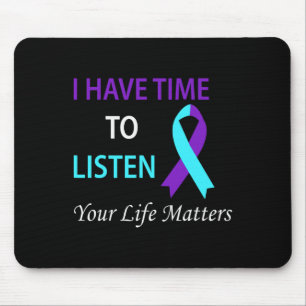 Ich habe Zeit, deinem Leben zuzuhören, ist Materie Mousepad