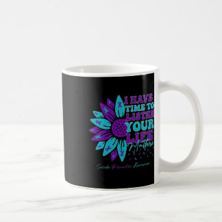 Ich habe Zeit, die Unterstützung der Suizidprävent Kaffeetasse