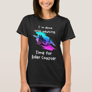 Ich habe Zeit für Roller-Untersetzer T-Shirt