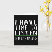 Ich habe Zeit, mir das Bewusstsein für psychische  Karte (Gelbe Blume)