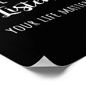 Ich habe Zeit, mir deine Lebensfragen anzuhören 2 Poster (Ecke)