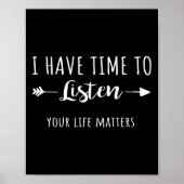 Ich habe Zeit, mir deine Lebensfragen anzuhören 2 Poster (Vorne)