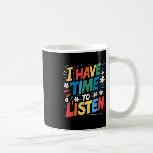 Ich habe Zeit, mir den Selbstmord bei der psychisc Kaffeetasse