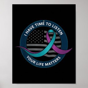 Ich habe Zeit, mir die Selbstmordpräventi Ihres Le Poster