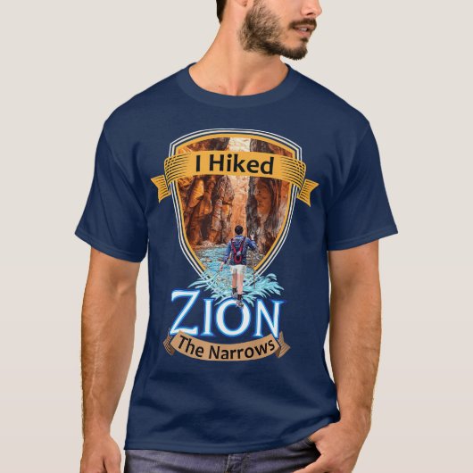 Ich habe Zion das Abenteuer der Narrows Utah angef T-Shirt (Vorderseite)