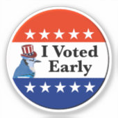 Ich habe zu Beginn der Wahlen 2026 abgestimmt Aufkleber (Vorderseite)