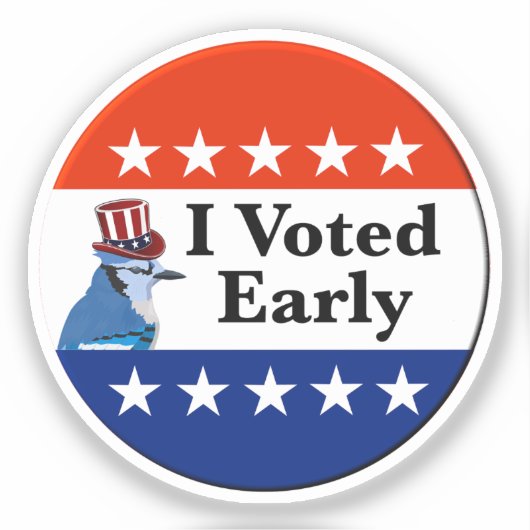 Ich habe zu Beginn der Wahlen 2026 abgestimmt Aufkleber (Vorderseite)