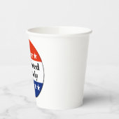 Ich habe zu Beginn der Wahlen 2026 abgestimmt Pappbecher (Links)