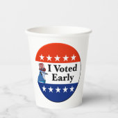 Ich habe zu Beginn der Wahlen 2026 abgestimmt Pappbecher (Vorderseite)