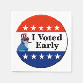 Ich habe zu Beginn der Wahlen 2026 abgestimmt Serviette (Vorderseite)