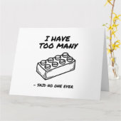 Ich habe zu viele Steine Karte (Gelbe Blume)