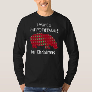 Ich habe zu Weihnachten 2 einen Nilpferd gewollt T-Shirt