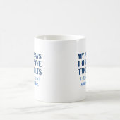 Ich habe zwei Fehler Kaffeetasse (Mittel)
