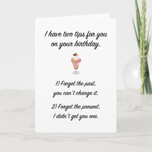 Ich habe zwei Spitzen für Ihren an Ihren Karte (Vorderseite)