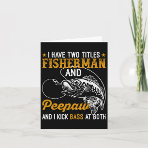 Ich habe zwei Titel Fisherman Bunnyaw Byss Vaters Karte