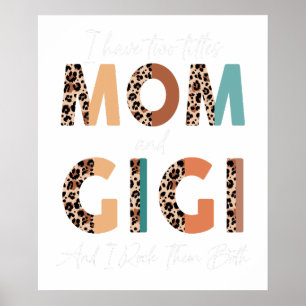 ich habe zwei Titel Mama und Mama und ich rocke be Poster