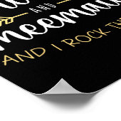 Ich habe zwei Titel Mama und Meemaw ich Rock sie M Poster (Ecke)