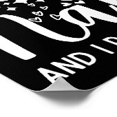 Ich habe zwei Titel Mama und Nana Funny Poster (Ecke)