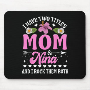 Ich habe zwei Titel Mama und Nina Niedlichen Mütte Mousepad