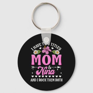 Ich habe zwei Titel Mama und Nina Niedlichen Mütte Schlüsselanhänger