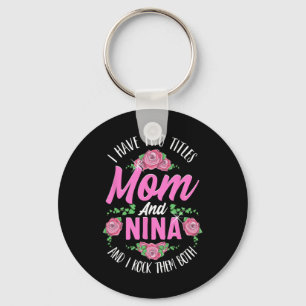 Ich habe zwei Titel Mama und Nina Niedlichen Mütte Schlüsselanhänger
