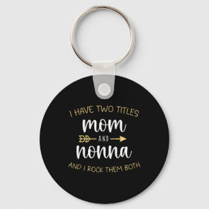 Ich habe zwei Titel Mama und Nonna I Rock sie beid Schlüsselanhänger