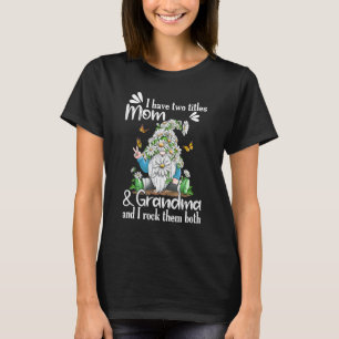 Ich habe zwei Titel Mama und Oma Daisy Butterflie T-Shirt