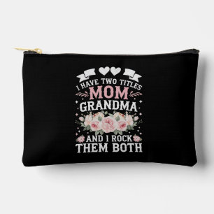 Ich habe zwei Titel Mama und Oma Niedlich Mütter T Zubehörtasche