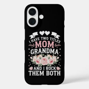 Ich habe zwei Titel Mama und Oma Süßer Muttertag iPhone 16 Hülle