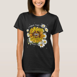Ich habe zwei Titel Mama und Tantchen Sonnenblume T-Shirt
