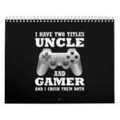 Ich habe zwei Titel Onkel Gamer Funny Gamer Kalender (Titelbild)