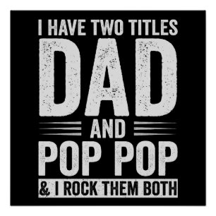 Ich habe zwei Titel Papa und Opa Opa Poster
