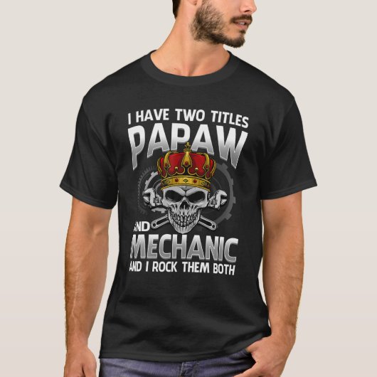 Ich habe zwei Titel Papaw und Mechanik und ich hab T-Shirt (Vorderseite)